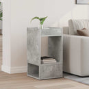 vidaXL Végasztal Beton Szürke 30 x 30 x 56 cm Faanyag