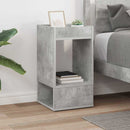 vidaXL Végasztal Beton Szürke 30 x 30 x 56 cm Faanyag