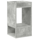 vidaXL Végasztal Beton Szürke 30 x 30 x 56 cm Faanyag