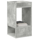 vidaXL Végasztal Beton Szürke 30 x 30 x 56 cm Faanyag
