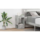 vidaXL Végasztal 2 pcs Beton Szürke 30 x 30 x 56 cm Faanyag
