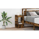 vidaXL Végasztal 2 pcs Füstölt tölgy 30 x 30 x 56 cm Faanyag