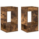 vidaXL Végasztal 2 pcs Füstölt tölgy 30 x 30 x 56 cm Faanyag