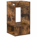 vidaXL Végasztal 2 pcs Füstölt tölgy 30 x 30 x 56 cm Faanyag