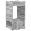 vidaXL Végasztal Szürke Sonoma 30 x 30 x 56 cm Szerelt Fa