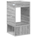 vidaXL Végasztal Szürke Sonoma 30 x 30 x 56 cm Szerelt Fa