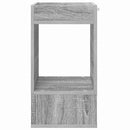 vidaXL Végasztal Szürke Sonoma 30 x 30 x 56 cm Szerelt Fa