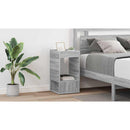 vidaXL Végasztal 2 pcs Szürke Sonoma 30 x 30 x 56 cm Faanyag
