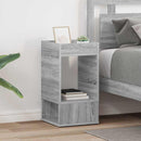 vidaXL Végasztal 2 pcs Szürke Sonoma 30 x 30 x 56 cm Faanyag