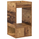 vidaXL Végasztal 2 pcs Öreg fa 30 x 30 x 56 cm Faanyag