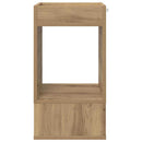 vidaXL Végasztal 2 pcs Artisan tölgy 30 x 30 x 56 cm Faanyag