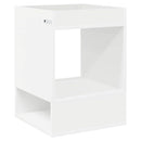 vidaXL Végasztal 2 pcs Fehér 40 x 40 x 56 cm Faanyag