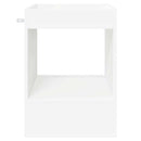 vidaXL Végasztal 2 pcs Fehér 40 x 40 x 56 cm Faanyag