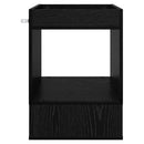 vidaXL Végasztal 2 pcs Fekete tölgy 40 x 40 x 56 cm Faanyag
