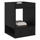 vidaXL Végasztal 2 pcs Fekete tölgy 40 x 40 x 56 cm Faanyag