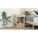 vidaXL Végasztal 2 pcs Sonoma tölgy 40 x 40 x 56 cm Faanyag