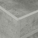 vidaXL Végasztal Beton Szürke 40 x 40 x 56 cm Faanyag