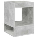 vidaXL Végasztal Beton Szürke 40 x 40 x 56 cm Faanyag