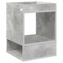 vidaXL Végasztal Beton Szürke 40 x 40 x 56 cm Faanyag