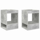 vidaXL Végasztal 2 pcs Beton Szürke 40 x 40 x 56 cm Faanyag