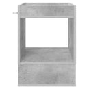 vidaXL Végasztal 2 pcs Beton Szürke 40 x 40 x 56 cm Faanyag