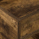 vidaXL Végasztal 2 pcs Füstölt tölgy 40 x 40 x 56 cm Faanyag