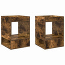 vidaXL Végasztal 2 pcs Füstölt tölgy 40 x 40 x 56 cm Faanyag