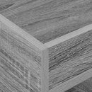 vidaXL Végasztal 2 pcs Szürke Sonoma 40 x 40 x 56 cm Faanyag