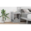 vidaXL Végasztal 2 pcs Szürke Sonoma 40 x 40 x 56 cm Faanyag