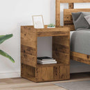 vidaXL Végasztal 2 pcs Öreg fa 40 x 40 x 56 cm Faanyag