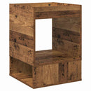 vidaXL Végasztal 2 pcs Öreg fa 40 x 40 x 56 cm Faanyag