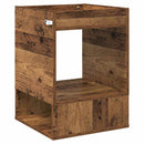vidaXL Végasztal 2 pcs Öreg fa 40 x 40 x 56 cm Faanyag