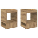 vidaXL Végasztal 2 pcs Artisan tölgy 40 x 40 x 56 cm Faanyag