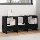 vidaXL Magazin állvány Fekete tölgy 102 x 30 x 45 cm