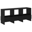 vidaXL Magazin állvány Fekete tölgy 102 x 30 x 45 cm