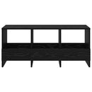vidaXL Magazin állvány Fekete tölgy 102 x 30 x 45 cm