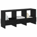 vidaXL Magazin állvány Fekete tölgy 102 x 30 x 45 cm