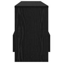 vidaXL Magazin állvány Fekete tölgy 102 x 30 x 45 cm