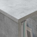 vidaXL Magazin állvány Beton Szürke 102 x 30 x 45 cm