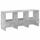 vidaXL Magazin állvány Beton Szürke 102 x 30 x 45 cm