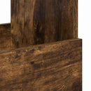 vidaXL Magazin állvány Füstölt tölgy 102 x 30 x 45 cm