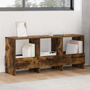 vidaXL Magazin állvány Füstölt tölgy 102 x 30 x 45 cm