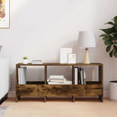 vidaXL Magazin állvány Füstölt tölgy 102 x 30 x 45 cm