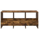 vidaXL Magazin állvány Füstölt tölgy 102 x 30 x 45 cm