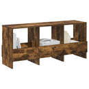 vidaXL Magazin állvány Füstölt tölgy 102 x 30 x 45 cm