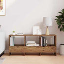 vidaXL Magazin állvány Öreg fa 102 x 30 x 45 cm