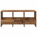 vidaXL Magazin állvány Öreg fa 102 x 30 x 45 cm