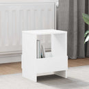 vidaXL Magazin állvány Fehér 35 x 30 x 45 cm