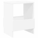 vidaXL Magazin állvány 2 pcs Fehér 35 x 30 x 45 cm