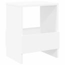 vidaXL Magazin állvány 2 pcs Fehér 35 x 30 x 45 cm